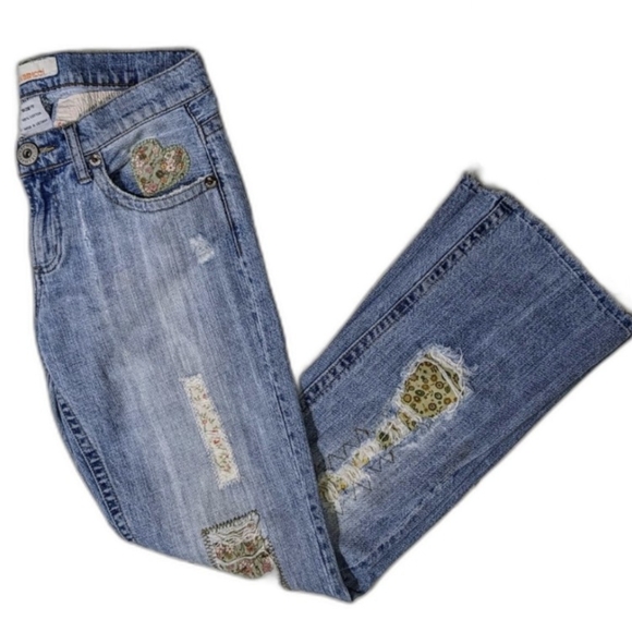 Patchwork Hippie Woodstock Jeans ☮️ - Picture 4 of 10
